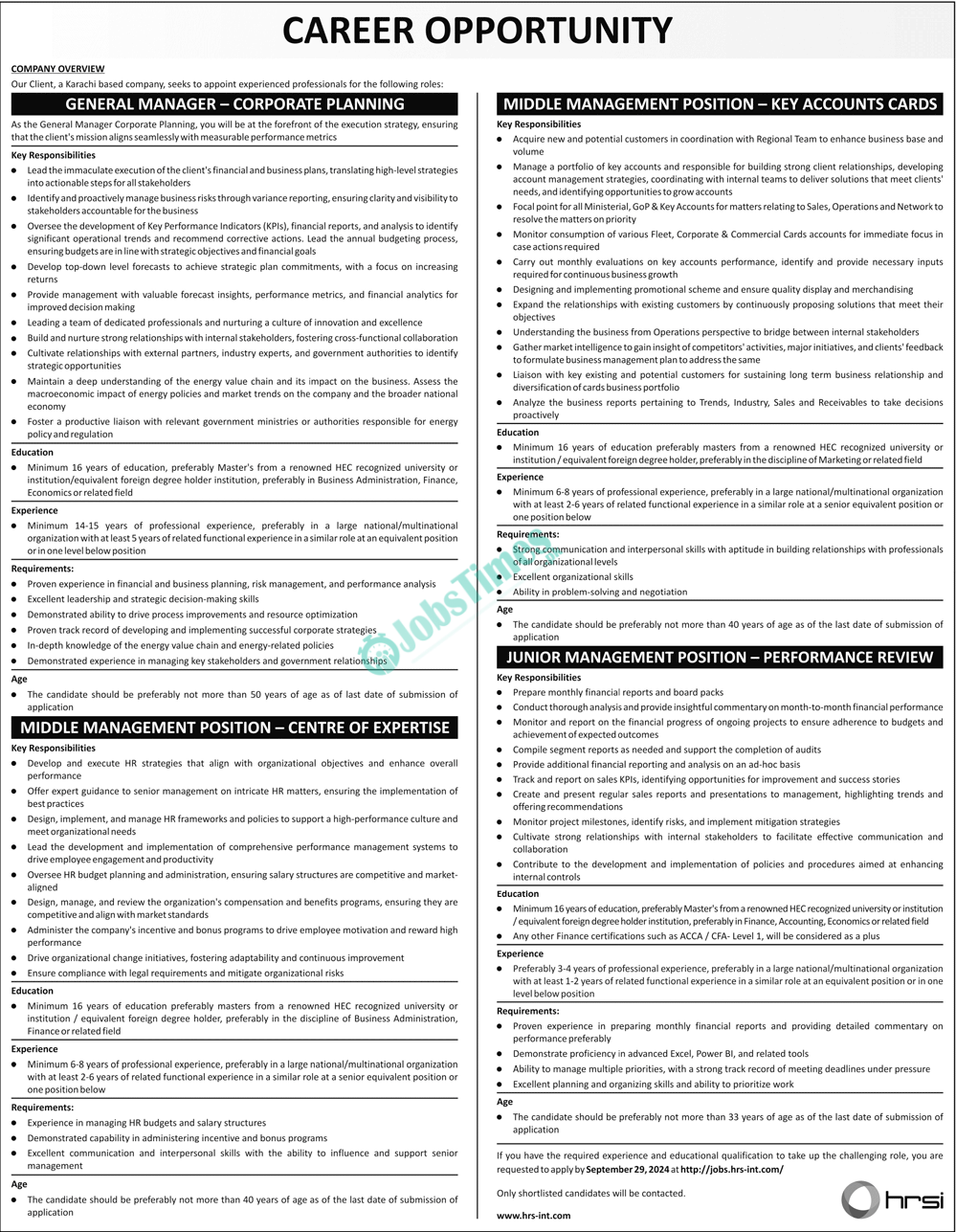 HRSI Jobs 2024