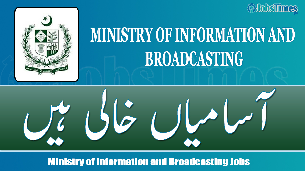 Ministry of Information and Broadcasting jobs