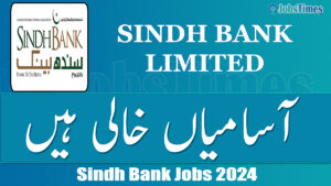 Sindh Bank jobs