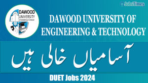 Dawood University of Engineering & Technology jobs