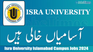 Isra universtiy job