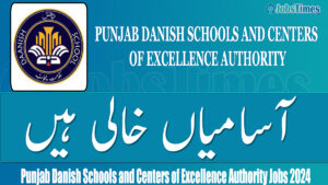 Punjab Danish Schools and Centers of Excellence Authority jobs