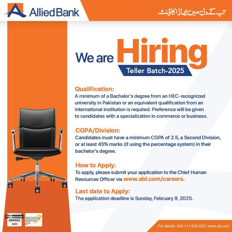 Allied Bank Teller Jobs 