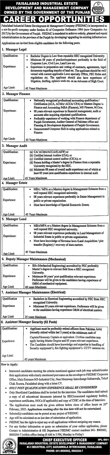 FIEDMC Jobs 2025