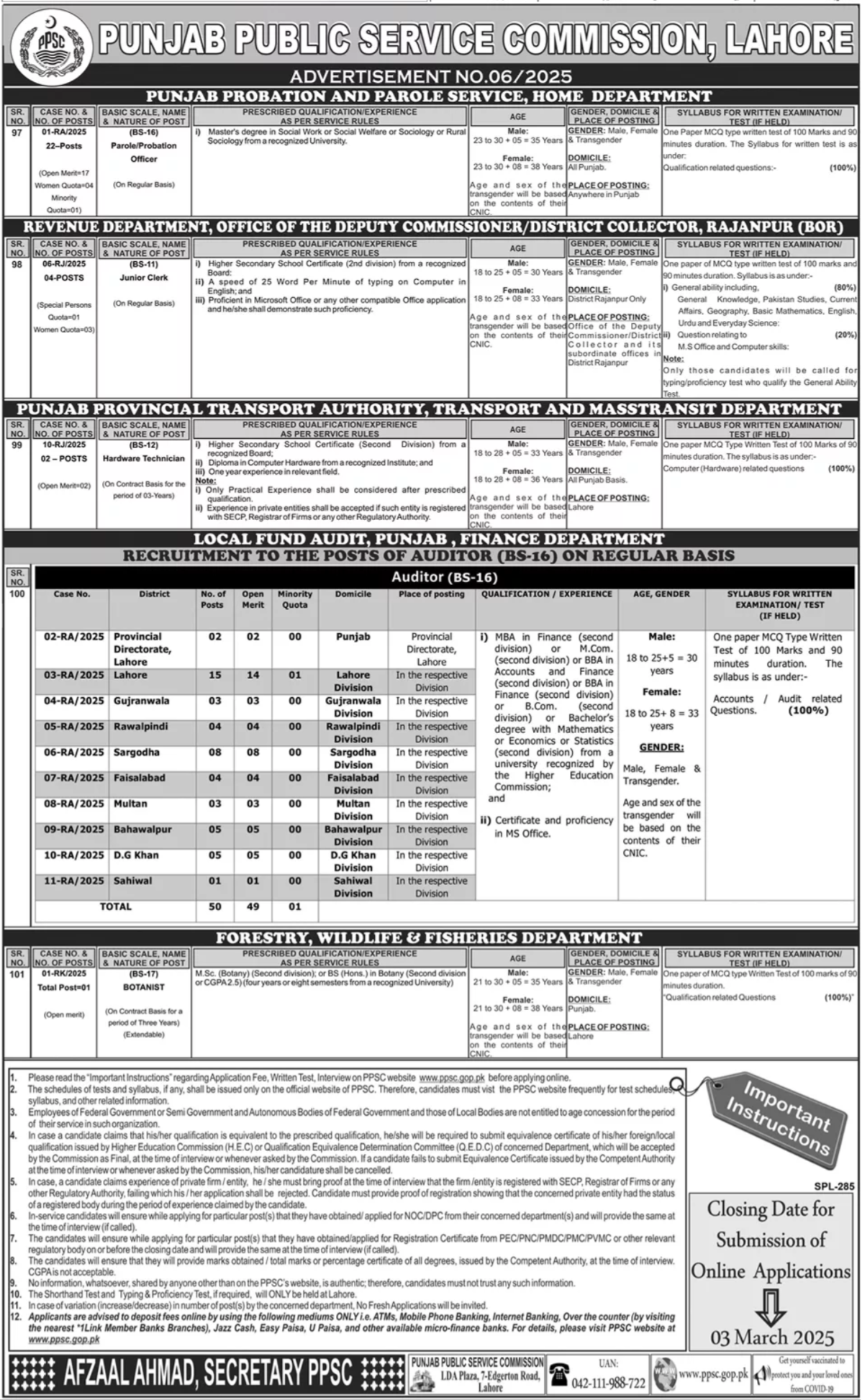 PPSC Jobs